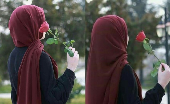 stylish instagram hijab dp.