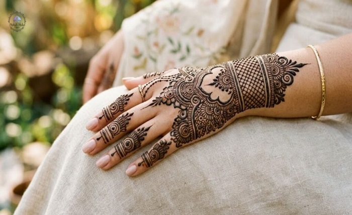 Beautiful Mehndi Royal Front Hand Mehndi Design