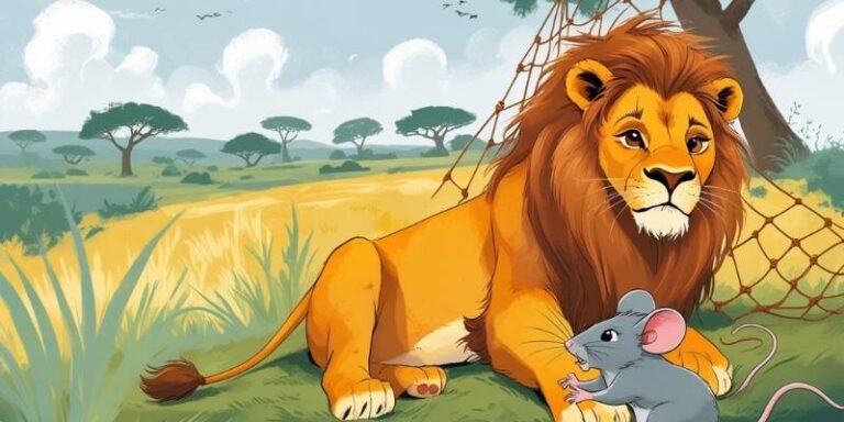 lion and mouse