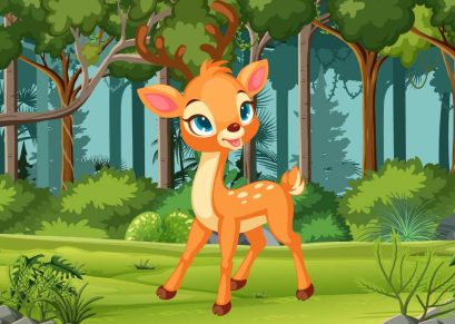 The Brave Deer Story in English